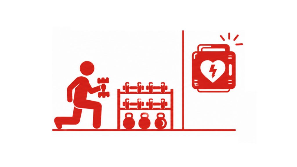 defibrillateur salle de sport